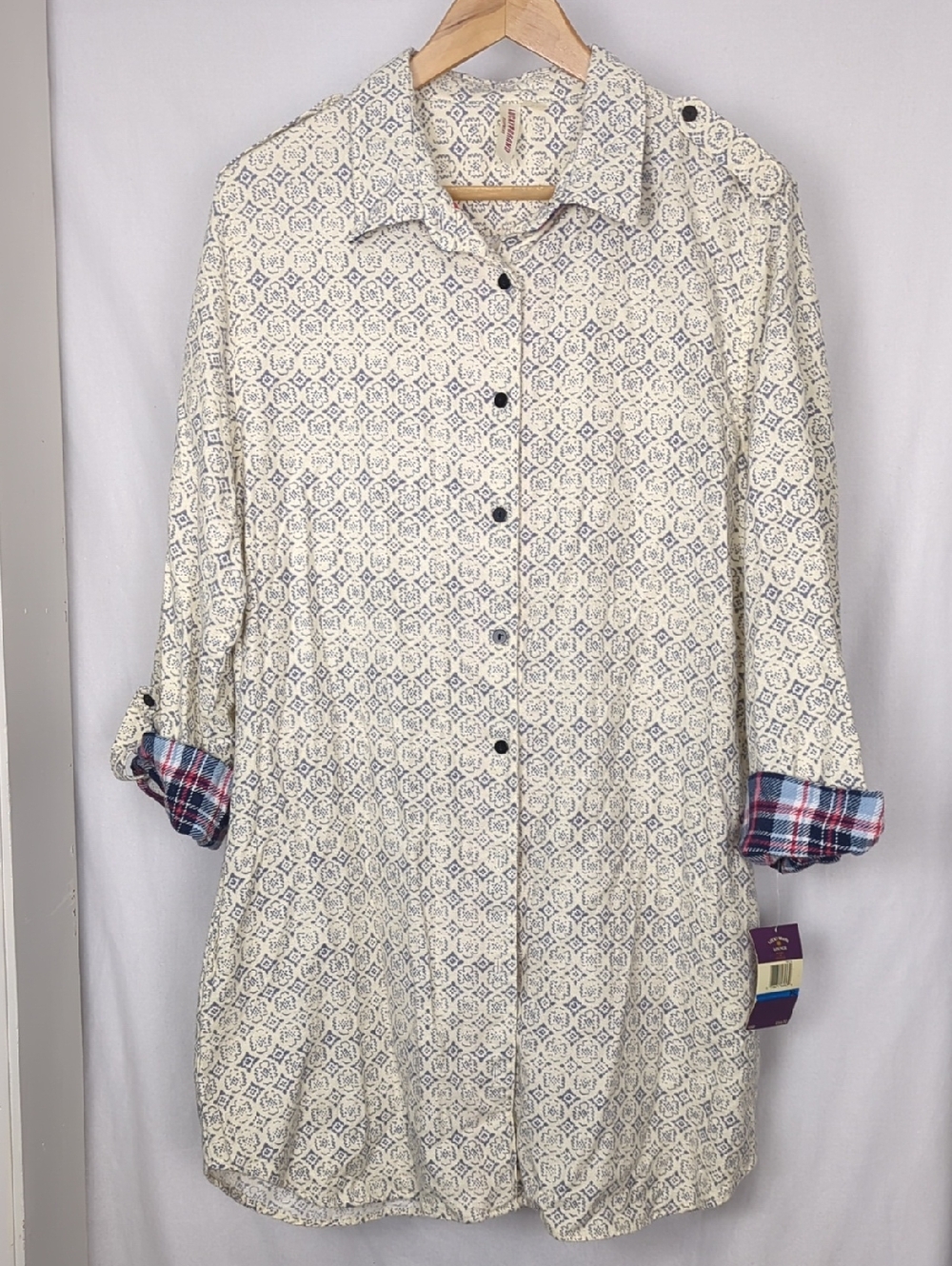 LUCKY BRAND Women's Lounge Button Front Sleepwear